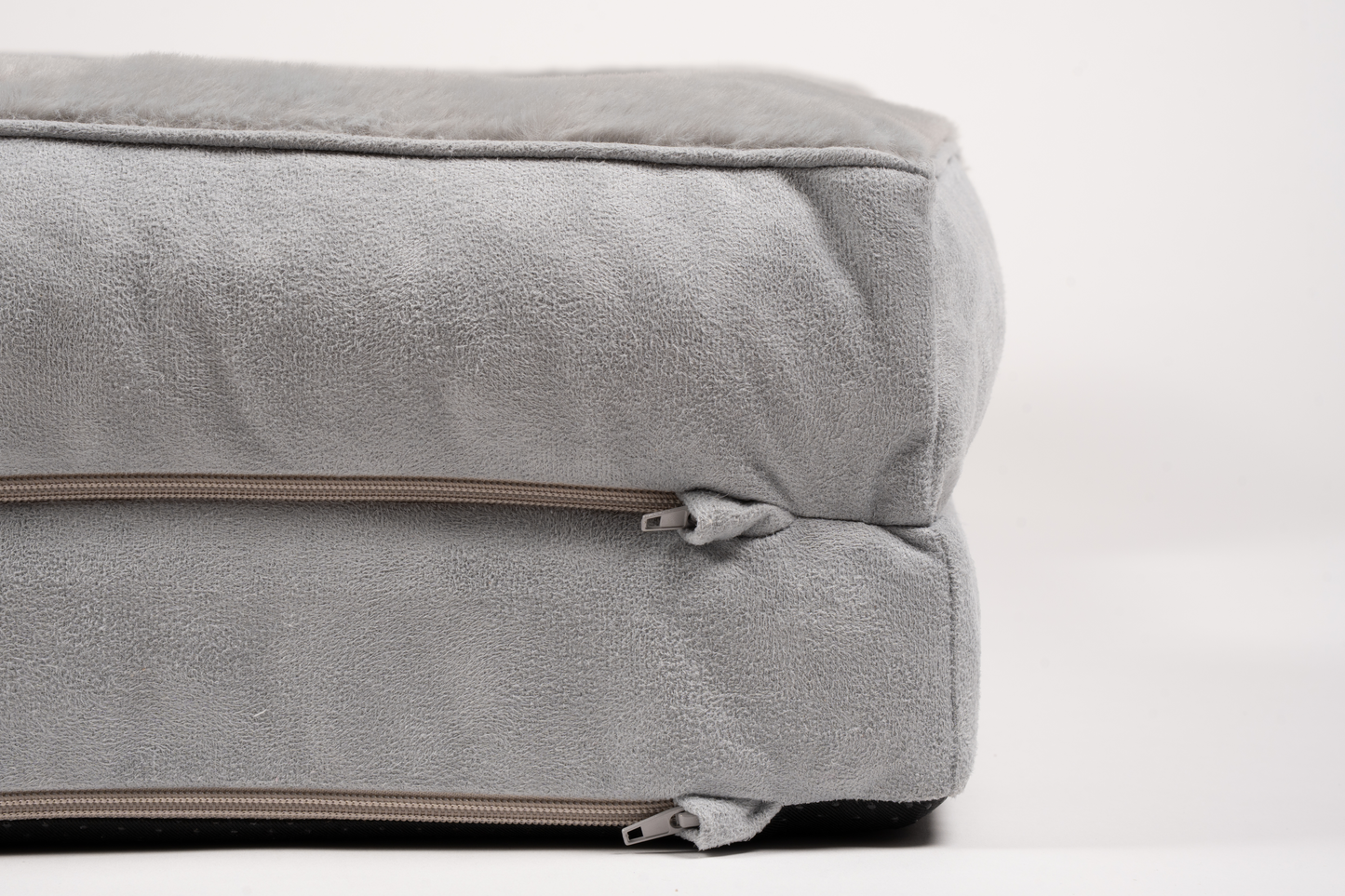 Luxus-Hundebett mit Memory Foam, Ansicht Reißverschluss