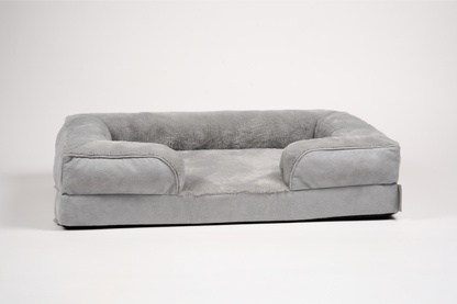 Luxus-Hundebett mit Memory Foam, Ansicht von vorne