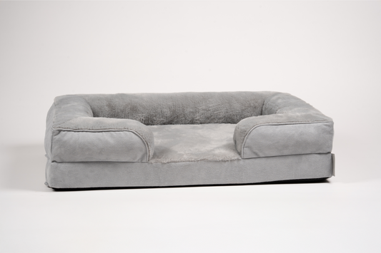 Luxus-Hundebett mit Memory Foam, Ansicht von vorne