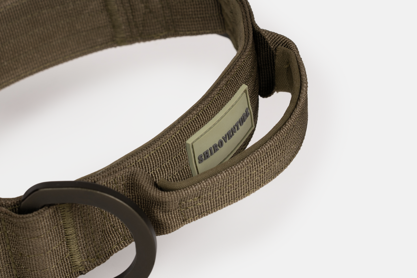 Hundehalsband - robustes Outdoor Halsband Shiroventure Logo