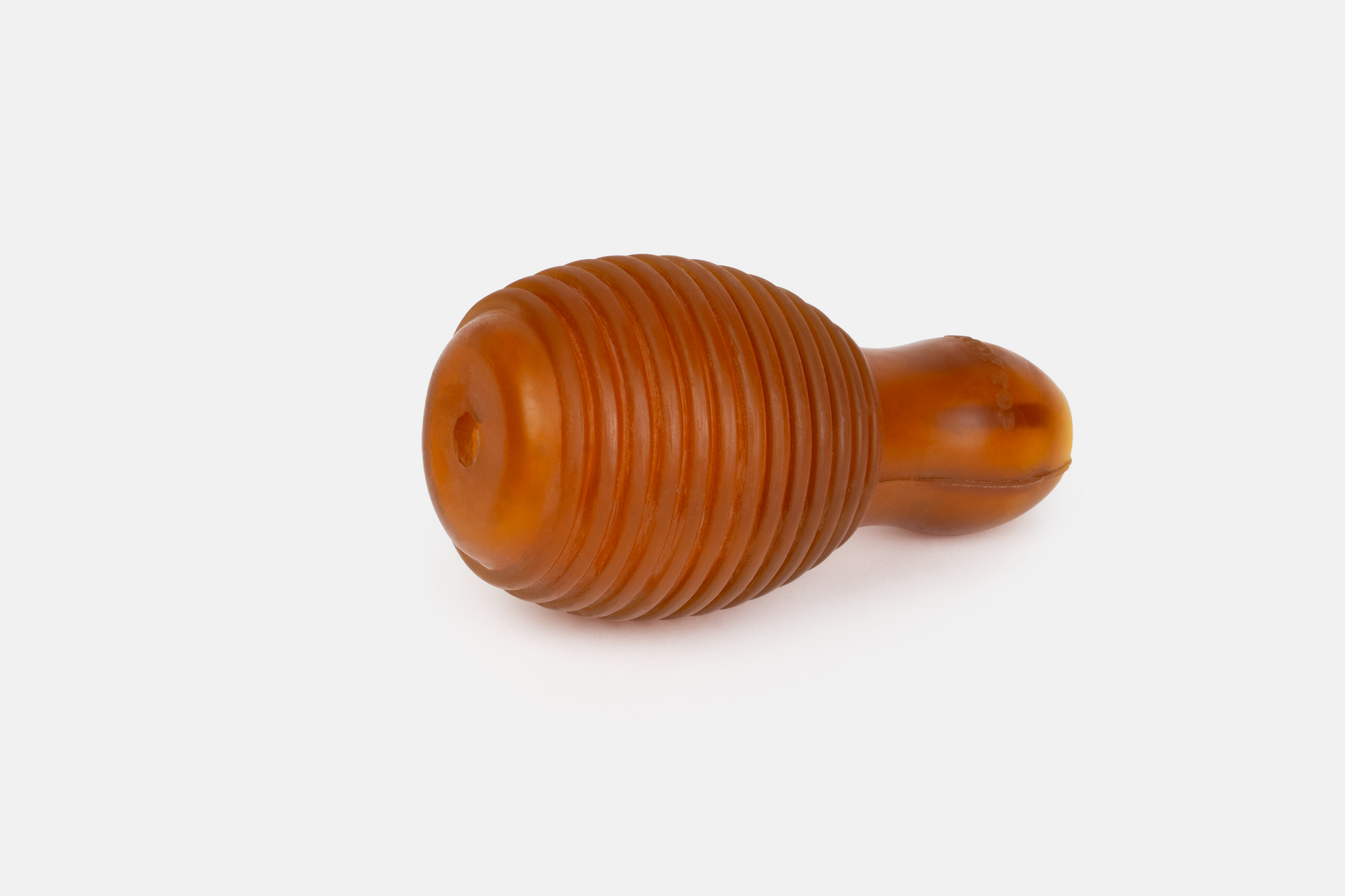 Retorn Rub Bouncy - Hundespielzeug aus 100 % Naturharz, Ansicht von der Seite, Größe L