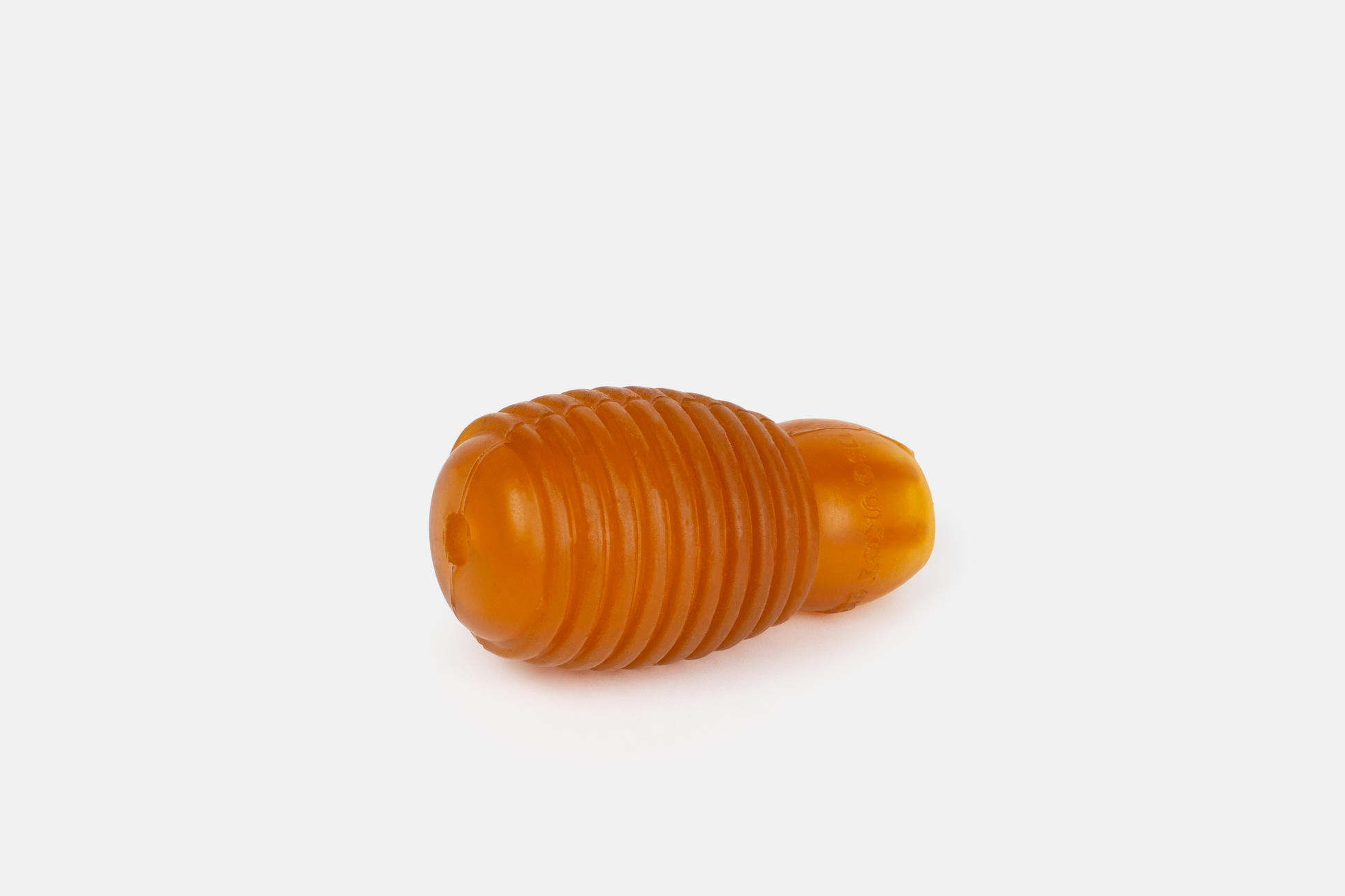 Retorn Rub Bouncy - Hundespielzeug aus 100 % Naturharz, Ansicht von der Seite, Größe S